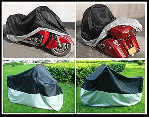 Motorcycle Cover For MV Agusta Brutale 750 UV Dust Protector M - Black & Silver Color