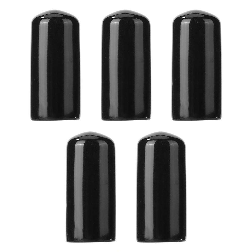 Occitop 5pcs 10/12/13/14mm Plastic Pool Cue Tip Protector Indoor Club Pub Snooker