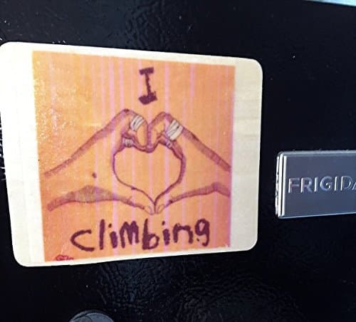 I Love Climbing Refrigerator Magnet, Great Gift Idea