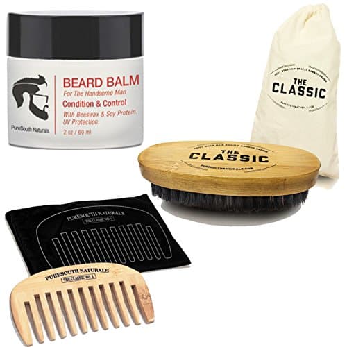My Best Beard Balm + Boar Brush + Comb Kit For Men