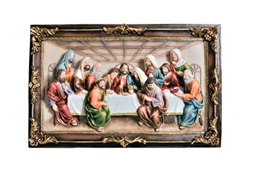 SINTECHNO SK-2534-P3A Last Supper Plaque, 10"