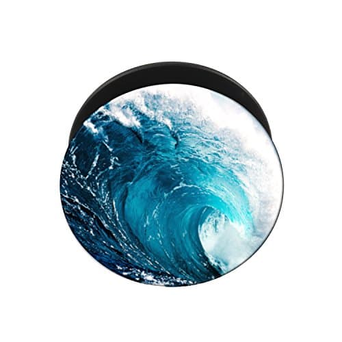 Smart Phone Expanding Stand and Grip - Cell Phone accessories (Galaxy S7, S7 Edge, iPhone SE / 6 / 6+ /6S / 7 /7+) and tablet devices (Amazon Fire, iPad / IPad Mini (Ocean Wave)