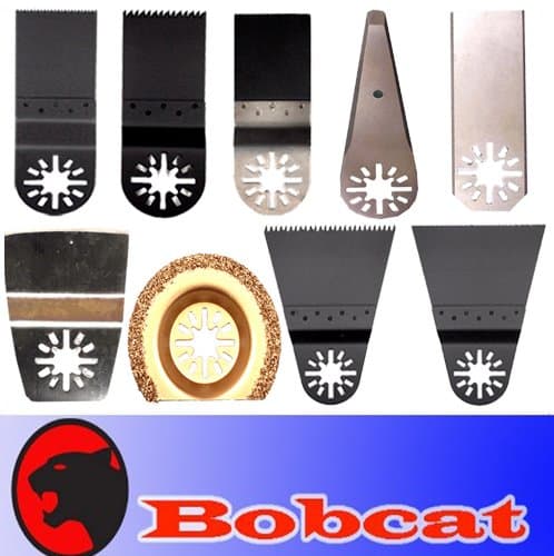 9 Set BIM Nail Eater / Wood Saw Oscillating Multi Tool Saw Blade for Fein Multimaster Bosch GOP 18V Multi-x Craftsman Blue Hawk Nextec Dremel Multi-max Ridgid Dremel MM20 FMM 250 Genesis Chicago Craftsman Proformax Makita Blades
