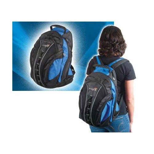 Arriba Cases LS-500 Blue and Black Deluxe padded Backpack