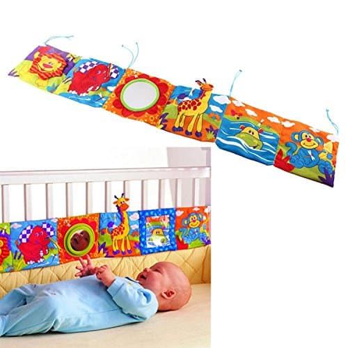 Baby Toys Baby Cloth Book Knowledge Around Multi-touch Multifunction Fun And Double Color Colorful Bed Bumper