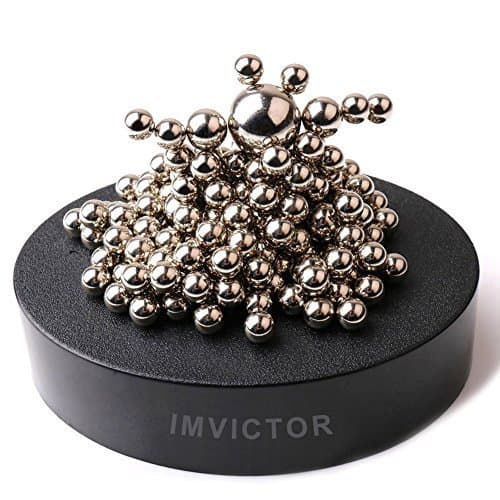 Magnetic Sculpture Desk Toy for Intelligence Development and Stress Relief, Stress Reducer Great for Relieves ADHD Anxiety,Gift for Children and Christmas (Set of 171 Balls, 1 Magnet Base)