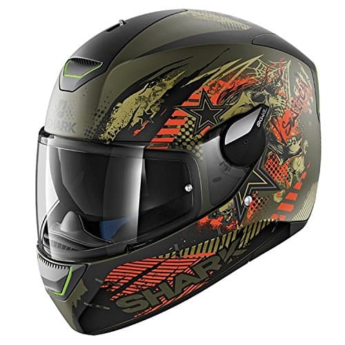 Shark Skwal Switch Rider Matt Green Anthracite Orange (M)