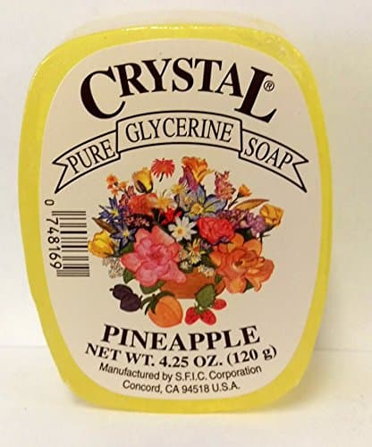 Crystal Glycerine Soap Bars Pineapple (24 bars)