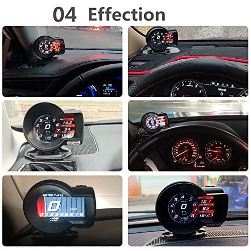 Profession Magician OBD Head Up Display Car Digital Boost Gauge Voltage Speed Meter Ect. Water Temp Alarm Auto Diagnostic Tool