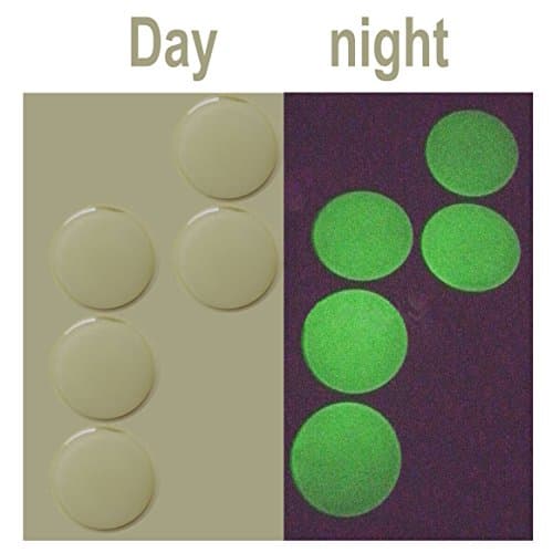 Smart 2016 Innovative Products Luminous Clear Epoxy Sticker for Halloween Monsters Christmas Clear 1 Inch