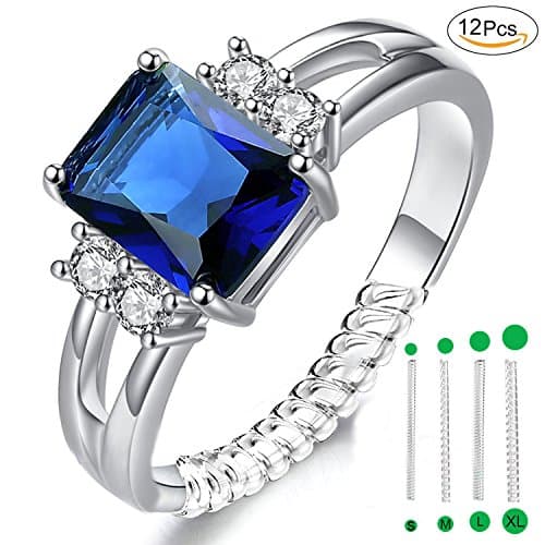 Ring Guards for Women Loose Rings - Ring Size Adjuster for Men or Women 12 PCS in 4 Sizes by Yihata