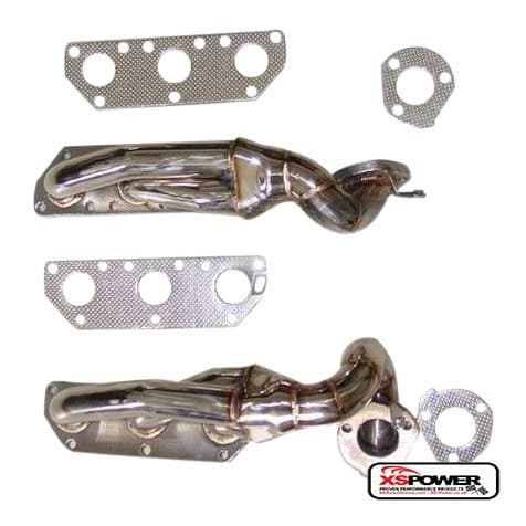 Turbo Manifold Exhaust Header for 97-02 Audi B5 S4 2.7L V6 Bi-Turbo