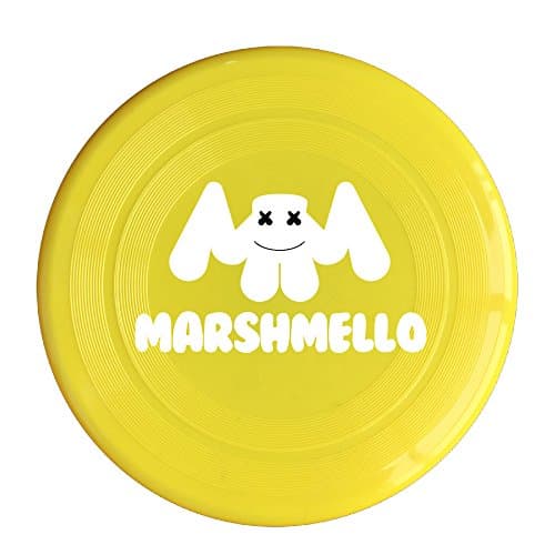 Marshmello Tour Marshmello Logo 10" Plastic Flying Disc Yellow