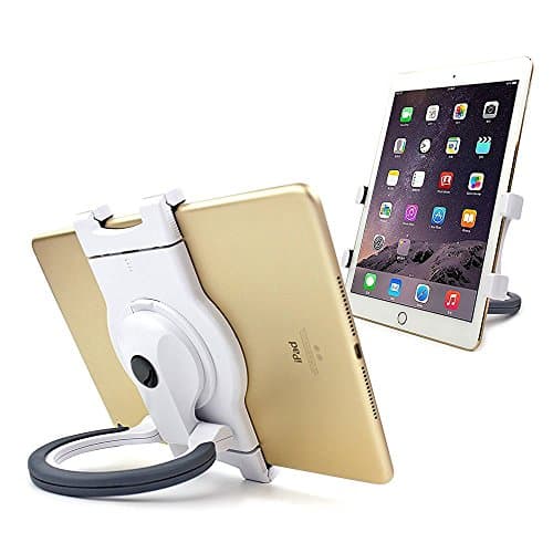 CareU Portable 360 Degree Rotating Adjustable Universal Tablet Stand for Kitchen, Bed, Car and Desk, Fits iPad, iPad Air, iPad Mini, Samsung Galaxy Tab and Most 7-10.1 Inch Tablets