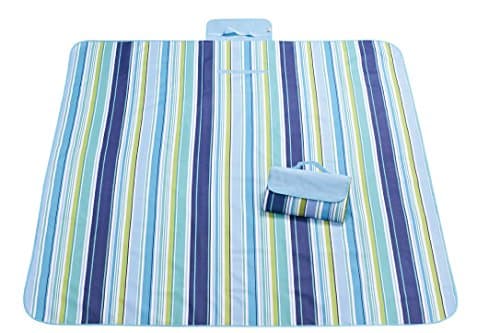 Acefit Picnic Blanket, Sand Proof Water Proof Beach Blanket Mat, Outdoor Mat, Camping Blanket, Water Resistant Top with Water & Stain Proof Bottom, Large Mat, Easy to Fold & Clean