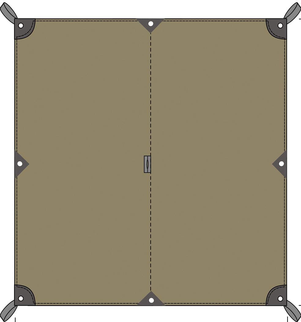 Tatonka Cocoon Green 2TC Tarp - 3m x 2.85m