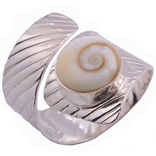 Lovely Gift Silver Shiva Eye Circle Ring 925 Sterling Silver
