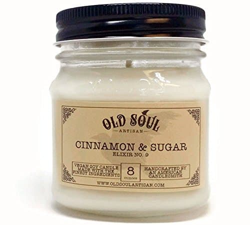 Cinnamon Soy Candle - Hand poured - 8 oz - Vegan