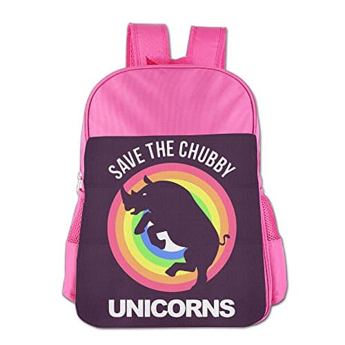 Chirldren's Rhino Save The Chubby Unicorns Shoulder Backpack School Bag