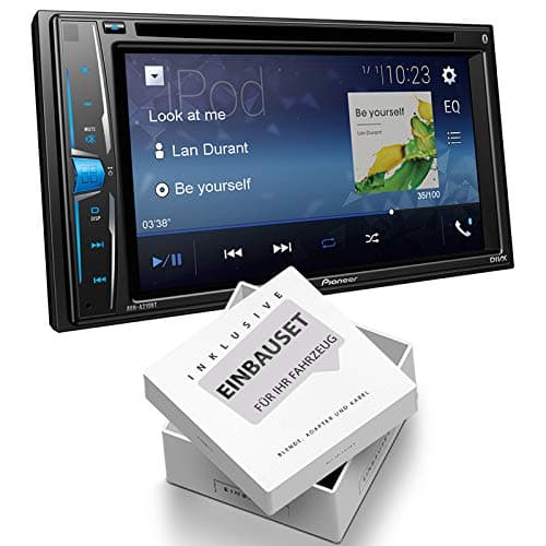 Pioneer AVH-A210BT 2-DIN Mediacenter Bluetooth USB Aux Bluetooth Suitable for Dodge Avenger 2007-2009 Black