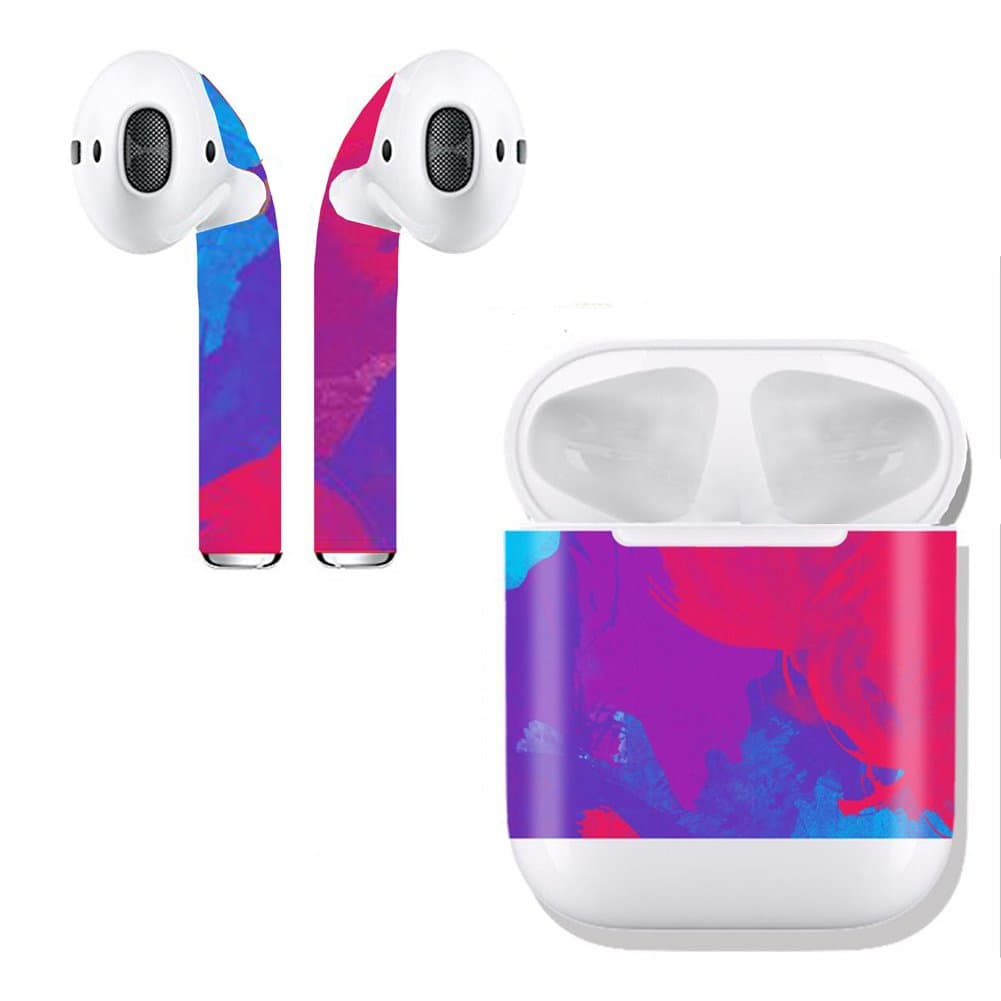 Airpod Skins and Charging Case Protective Wraps ¨C Soundmae 2 in 1 Airpod Stylish Customize Sticker and Protective Skin for Apple AirPods - No.504, 2 Sticker Set