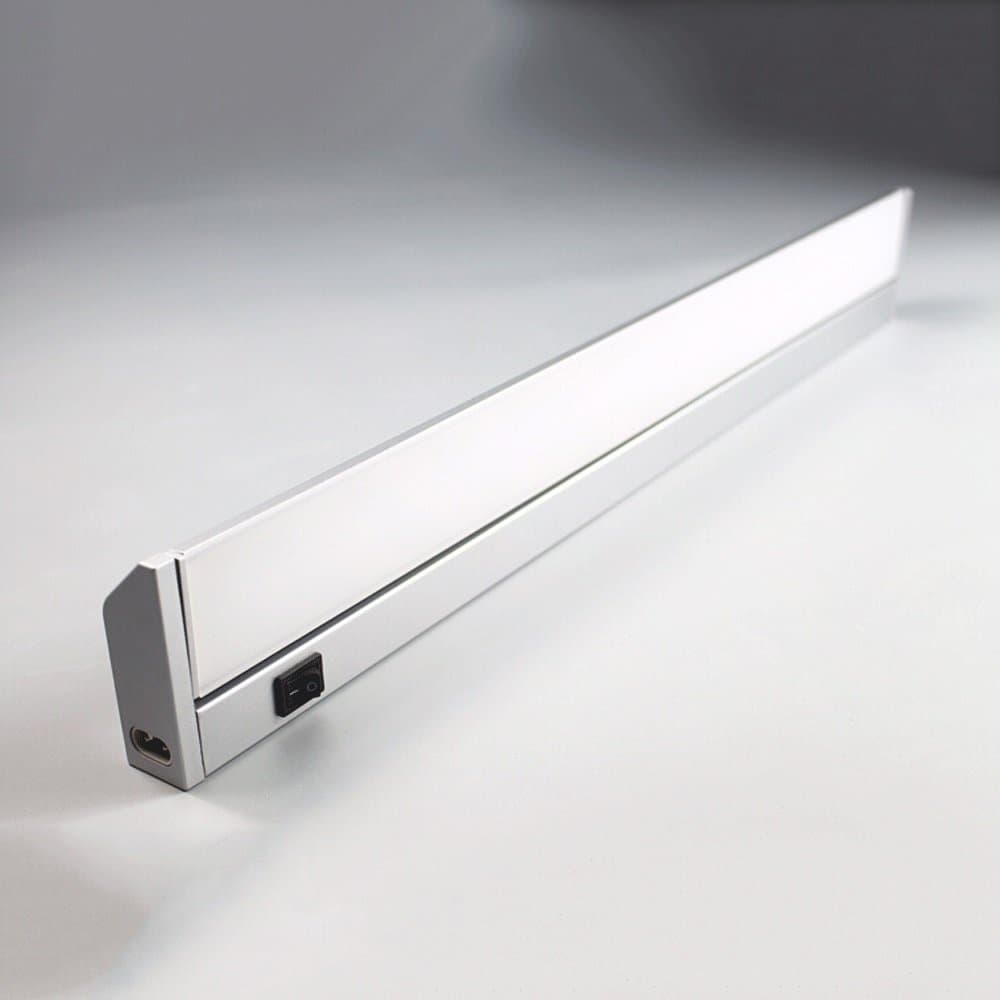 popa- Bath Mirror Lamps Mirror Front Lamp, LED Mirror Front Light, Free Punchable Stickable Headlamp, Toilet Toilet Mirror Light, Desk Reading Eye Light With Switch With Plug Bathroom Lighting ( Color : White-5w351*78*27mm )