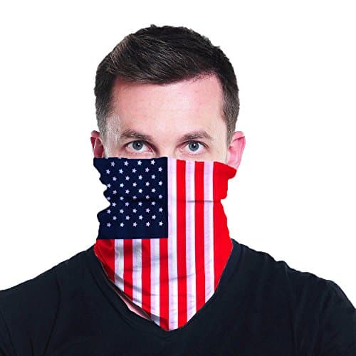 American Flag Multi Functional Seamless Tube Bandana