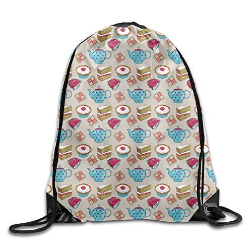 Final Cath Kidston Pattern Beam Drawstring Travelling Bundle Pocket Canvas Storage Gym Bag Ball Backpack