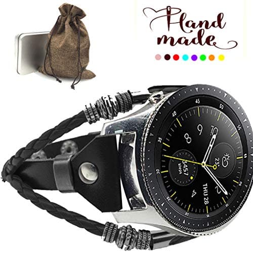 Compatible with Samsung Galaxy Watch Active 40mm Bands, Marval.P 20mm Universal Bands (NO Lug Included) for Galaxy Watch 42mm Leather Replacement Bracelet Strap, Wristbands Wrist