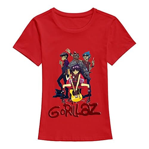 Gorillaz Customized Women's T Shirt Red XL By EAPIS