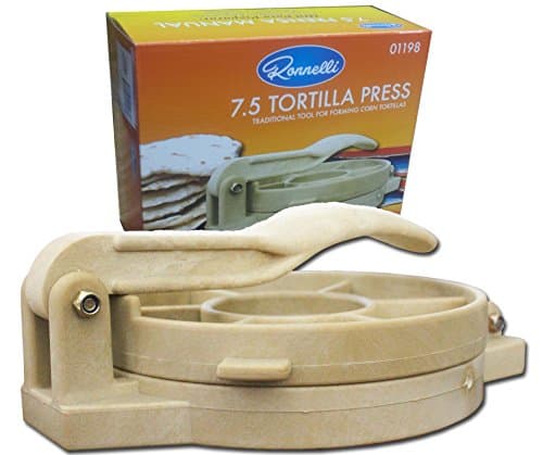 Tortilla Press 7.5" Heavy Duty Plastic Tortilla Maker Machine Made of Heavy Duty Premium Harden Plastic