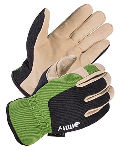 SKYDEER High-Performance Stretch Spandex Mechanic Work Gloves with Genuine Deerskin Suede Leather (SD2245/XL)