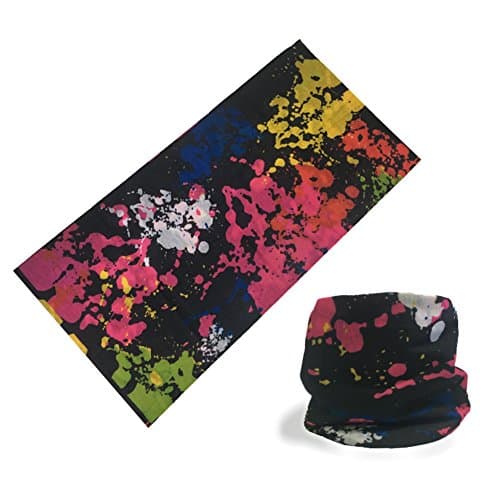 Headwear (Print Colors), Multi-Functional, Unisex Headand- Use as a Headband, Bandana, Neck Gaiter, Balaclava, Helmet Liner, Running Face Mask & More
