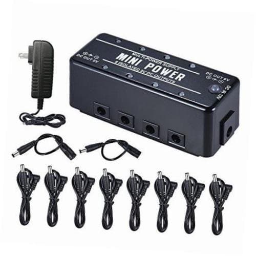 Power Supply 9V DC (8 Isolated ) Outputs for Guitar Effects Pedal