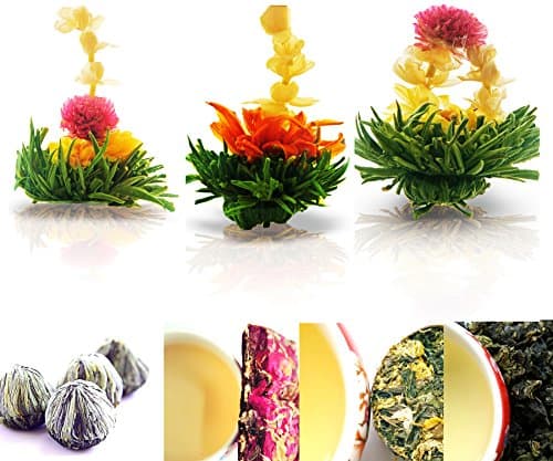 Tea Beyond Tea Samplers Assorted Zen Flowering tea 3 cts Rose 20g Slim Oolong 20g Chamomile White 20g