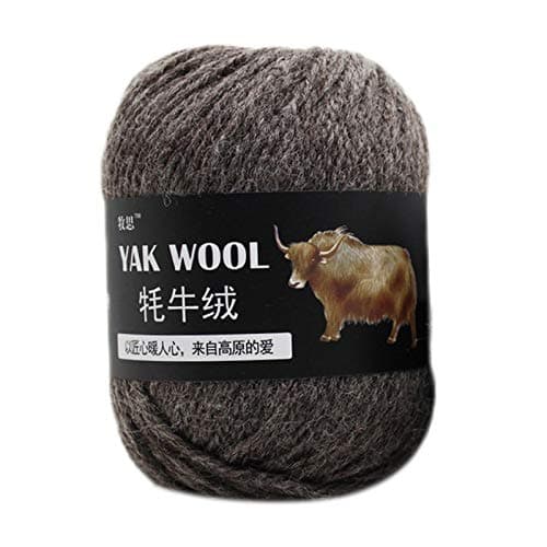 Wool Yarn Crochet, 100g Artificial Yak Wool Thread Hand Knitted Crochet Medium Thick Worsted Yarn