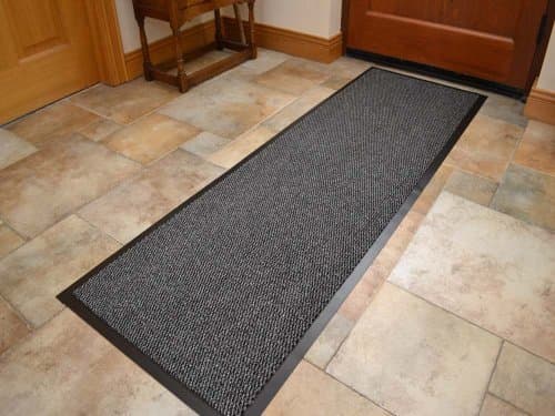 Machine Washable Grey Non Slip Hard Wearing Barrier Mat. Available in 8 sizes (60cm x 120cm) by Barrier Mat