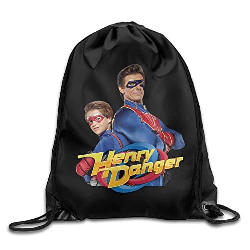 Henry Danger Poster Men & Women Drawstring Backpack Rucksack Shoulder Bags Gym Bag