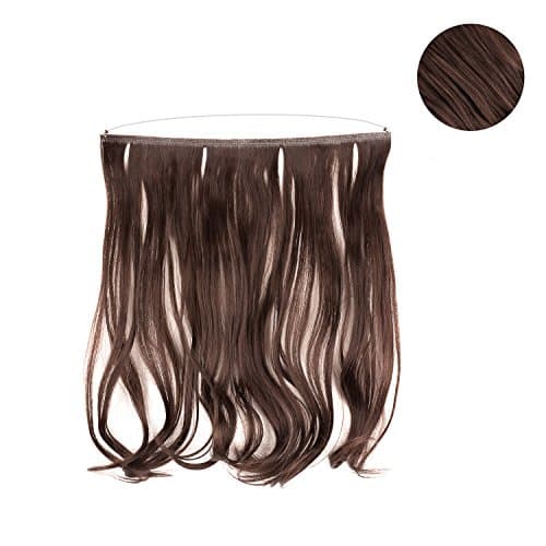Full Extensions 18" Easy To Use Synthetic Headband Extensions (Dark Brown)