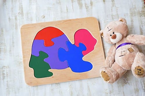 Wood puzzle Turtle Montessori Toy
