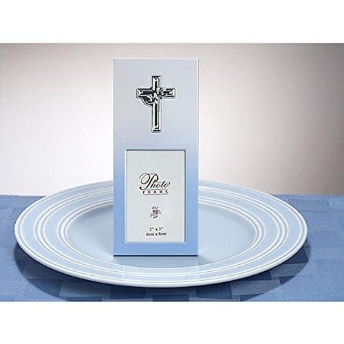 Cassiani Blue Metal 2 x 3 Frame with Cross Design - 24 Pieces