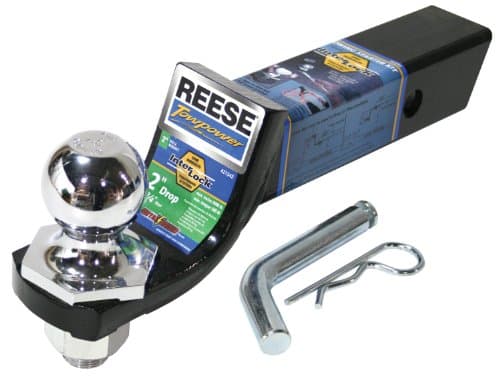 ReeseTowpower 21542 Class III Towing Starter Kit, Black with Ch Ball