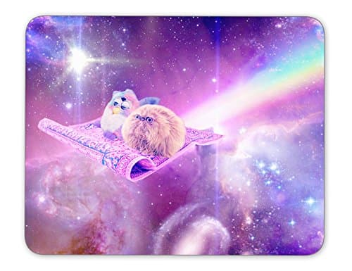 Space Cats Rectangle Non Slip Rubber Mouse Pad Mousepad Mat
