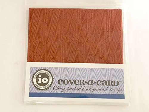 Rolling Waves Cover a Card Unmounted Cling Rubber Stamp