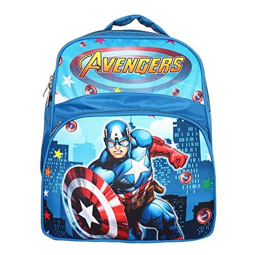 Aadhunik Libaas Polyester Kids School Bag (Blue; Age Group : 2-6 yrs) for Boys & Girls