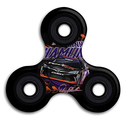 Denny Hamlin FedEx Chassis 2 Spot ADHD Finger Spinner Anxiety Stress Relief Toy For Children And Adults
