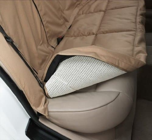 Canine Covers CoverAll 2nd Row Custom Fit Seat Protector for Select Land Rover Range Rover Evoque Models - Polycotton (Taupe)