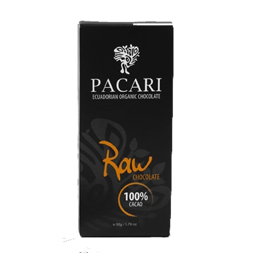 Pacari Raw 100% Cacao Chocolate Bar(pack of 3)
