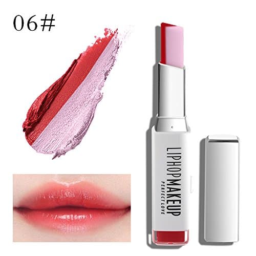 New Moisturizing Waterproof Long Lasting Lipgloss Duo Lip Balm Two Tone Lipstick Gradient Color