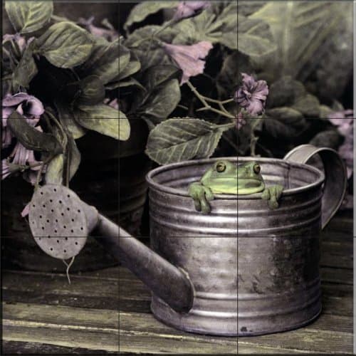 Ceramic Tile Mural - Lucky- by Sharon Forbes - Kitchen backsplash / Bathroom shower